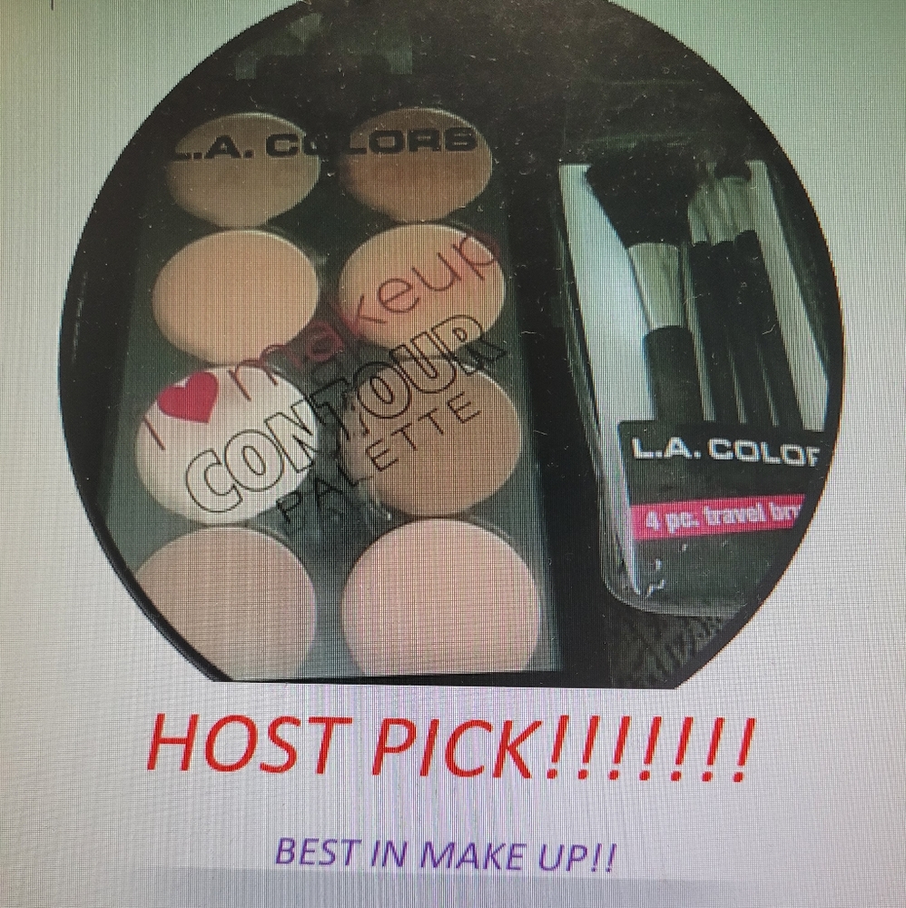 LA Colors Contour Palette & Brush Set